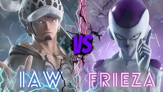 LAW VS FRIEZA BATTLE JUMP FORCE GAMEPLAY ANIME X GAMERZ [DRAGON BALL SUPER X ONE PIECE ]