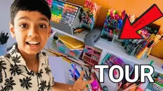 THIS is my IMPOSSIBLE Art studio TOUR 😍 | #vlog #drawing #tour