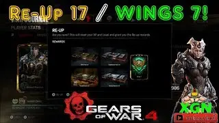 Gears of War 4 Wings 7 Rank / Re-Up 17 Achieved and Rewards unlocked!!