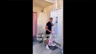 Skating Street in LA These Days be Like... #shorts