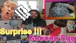 What's inside? Goop Egg Surprise? DIY Surprise Egg-Messy Mystery Toy unboxing with oceanhawk