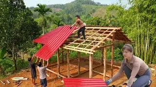Building Farm | Renovating Old House & Installing New Roof | Tieu Vy Harvesting