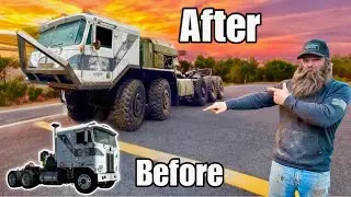I Turned An Old Kenworth Cabover Into A 10-Wheel Drive Monster! 