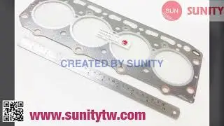 TAIWAN SUNITY - HEAD GASKET 4JH  OEM 129553-01350 for Yanmar 4JH MARINE DIESEL ENGINE SPARE PARTS