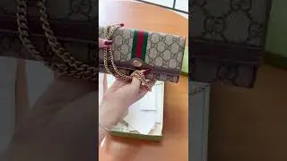 Unboxing My first GUCCI bag Ophidia GG Chain Wallet🤍 1 year ago | Claudyawongkar