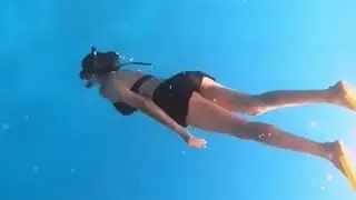 Sushmita Sen skin dived into Indian Ocean in a black bikini