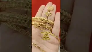 1gram gold plated chain bangels earrings collection #goldplatedchain #1gramgoldplated #chain #1grm
