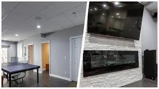 75 Transitional Gray Floor Basement Design Ideas You'll Love 🌈