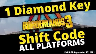 Diamond Key Borderlands 3 Shift Code - All Platforms - Expires September 27, 2021
