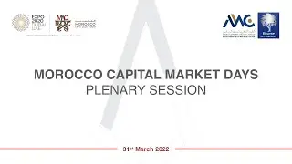 Morocco Capital Market Days Plenary Session