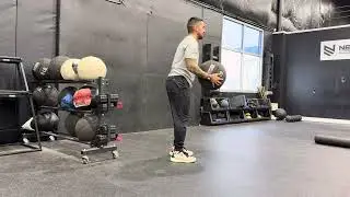 Med Ball Slam to Vertical Jump 