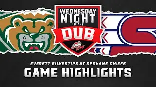 Everett Silvertips at Spokane Chiefs 1/22 | WHL Highlights 2024-25