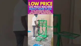 2021 Low price manufacturer:- Disposables for Manual press Buffet paper plate making machine at home