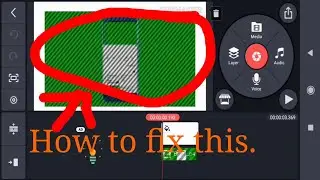 How to fix this(Kinemaster line problem).How to fix Kinemaster video layer problem.