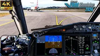 Microsoft Flight Simulator 2024 | Busy Departure Lisbon! | iFly 737 MAX | 4K Ultra Realism