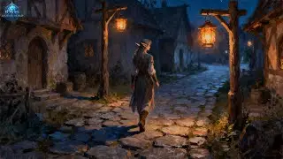 Calm Fantasy Ambience &ndash; Moonlit Elven Village (4 Hours) | Relaxing Dream Music
