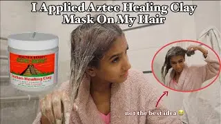 I Applied Aztec Healing Clay Mask On My Hair & Here&rsquo;s What Happened 😱🤯