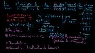 Limite en un point - Forme indéterminée 0 sur 0 - Fonction rationnelle