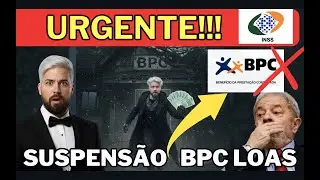 URGENTE‼️ A Casa CAIU pro BPC LOAS, BANCOS SUSPENDEM EMPR&Eacute;STIMOS INSS: PORT, REFIN, CART&Otilde;ES e MARGEM