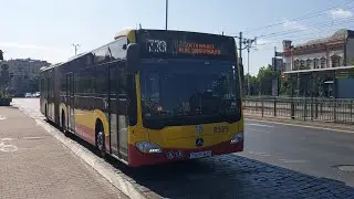 [🇵🇱PL] MPK Wrocław - Mercedes-Benz O530G Citaro C2 #8525 - [🚍733➡️PILCZYCE]