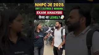 NHPC JE Exam Analysis 2025 #nhpcje #ytshorts #shortsfeed #shortsviral #nhpcexam #sonalmaam #shorts