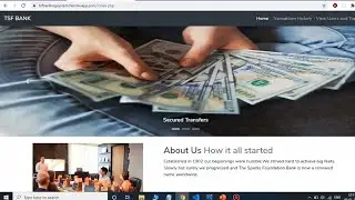 Basic Bank System | The Sparks Foundation Task | Web Development (Mobile Responsive)