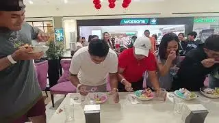 Ice cream eating challenge (10 large scoops) Vikings @ SM PAMPANGA | JC TAGALOG (winner)