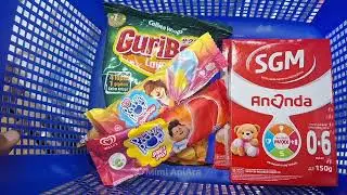 Hunting Jajan Eskrim Indomaret⁉️ Eskrim Walls Snack Guribee Dan Susu SGM #icecream 