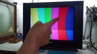 Conserto TV Semp 2177(B)SL SK11 imagem torta