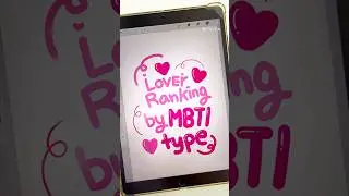 Mbti types of Lover ranking ❤️🔥 #mbti #mbtipersonality #mbtimeme #mbtitypes