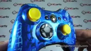Candy Blue Urban | XBOX360 Modded Controller | HG Arts Modz