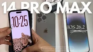 Unboxing and organizing my iPhone 14 Pro Max ✨