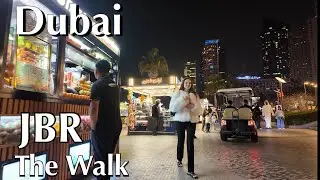 Dubai Luxury Nightlife ✨| jBR Beachfront Walking Tour 4K 