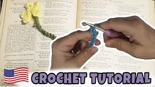 Simple Chain Stitch Bookmark Tutorial | Crochet 101