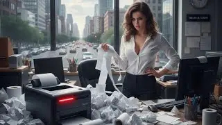 Принтер POScenter TT-300 USE не печатает, и горит красный индикатор ошибки. Как исправить проблему