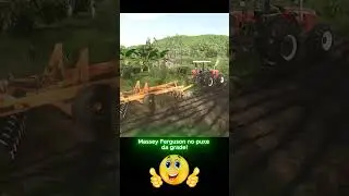 Massey Ferguson no puxe da grade. #farmingsimulator25 #fs25gameplay #farming #memes #humor #agro