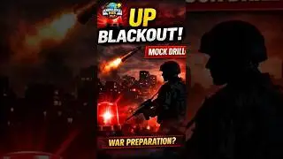 सायरन, अंधेरा और मिसाइल! UP Mock Drill Explained 🚨 #ytshorts #facts