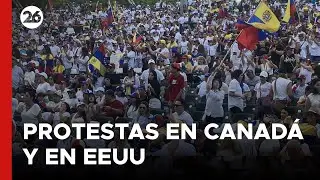 Miles de venezolanos protestan en EEUU y Canad&aacute; para reclamar la victoria de la oposici&oacute;n