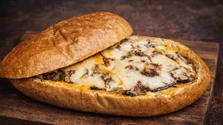Ultimate Cheesy Eggplant Beef Bomb Sandwich | So Juicy & Cheesy!