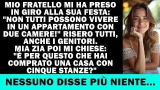 Alla festa, mio fratello ha detto: 