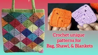 I love it 😍! Take a look! New amazing crochet pattern | CROCHET BLANKET, SHAWL, CUSION
