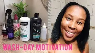 RELAXED HAIR WASH DAY MOTIVATION | HAIR ROUTINE UPDATE + CURRENT FAVES