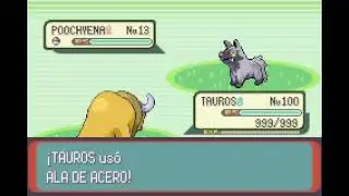POKEMON EMERALD | TAUROS | ALA DE ACERO | STEEL WING