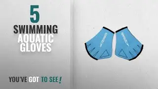 Top 10 Swimming Aquatic Gloves [2018]: Speedo Unisex Adult Aqua Glove - Blue, M