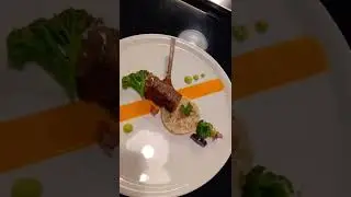 lamb ribs with liner approach plating #food