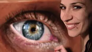 Acrylic Painting Eye Time-lapse