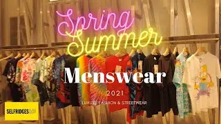 Luxury Streetwear Fashion Trends Spring Summer 2021 Mens Floor Shop With Me Try on Haul Vlog