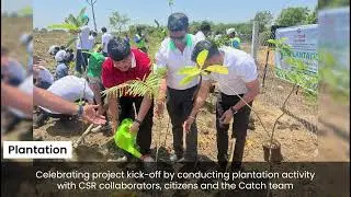 Catch Foundation & Glenmark Lifesciences Plant 10,800 Trees in Ankleshwar