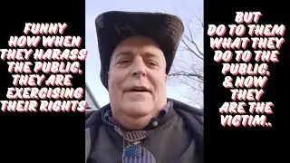 POLICE OFFICER GIVES FRAUDITOR PAY-BACKS 4 ALL THE CITIZENS HE HAS HARASSED, SEE WHO GETS TRIGGERED