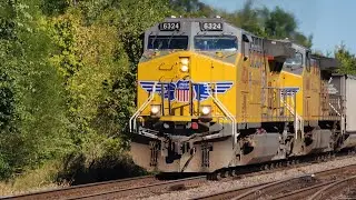 CLASSIC UP GE & EMD WORKHORSES! Train action featuring C44ACMs, ex SPs, and more!!